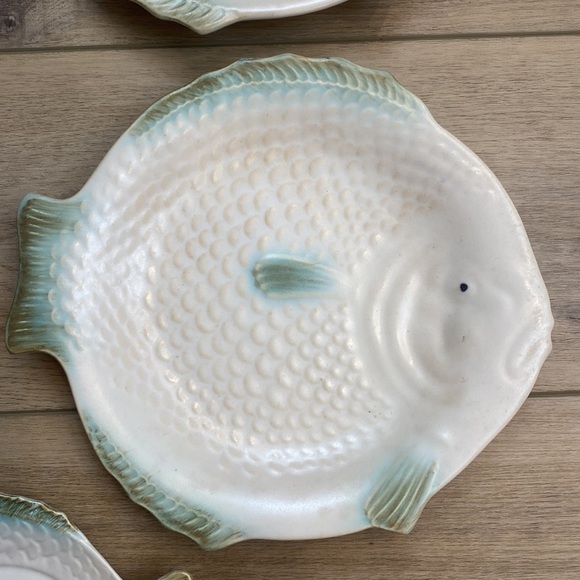 1930's Art Deco Fish‎ Plates - Picture 6 of 16